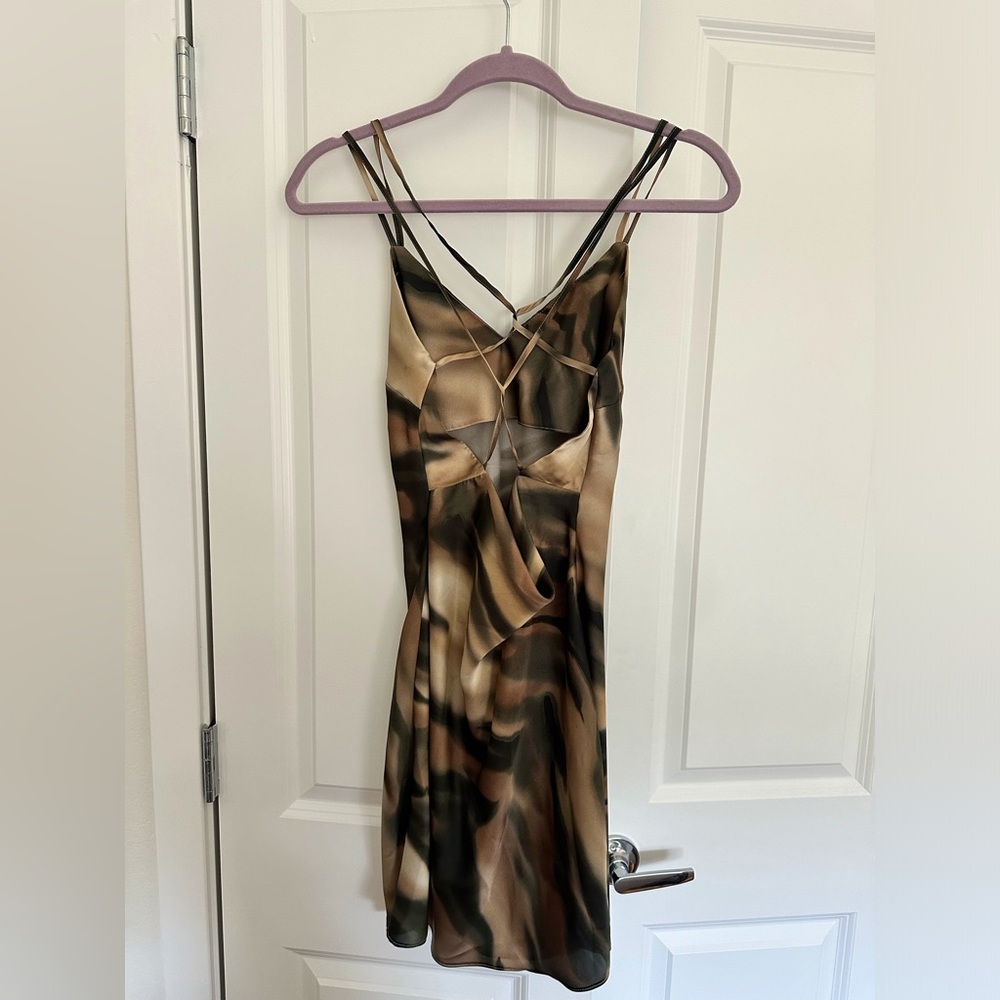Top Shop brown marble club dress! Tags still attached !